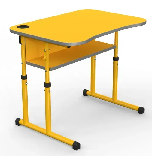 Стіл учнівський кругла труба №3-6/ 600х500 МФ Вересень